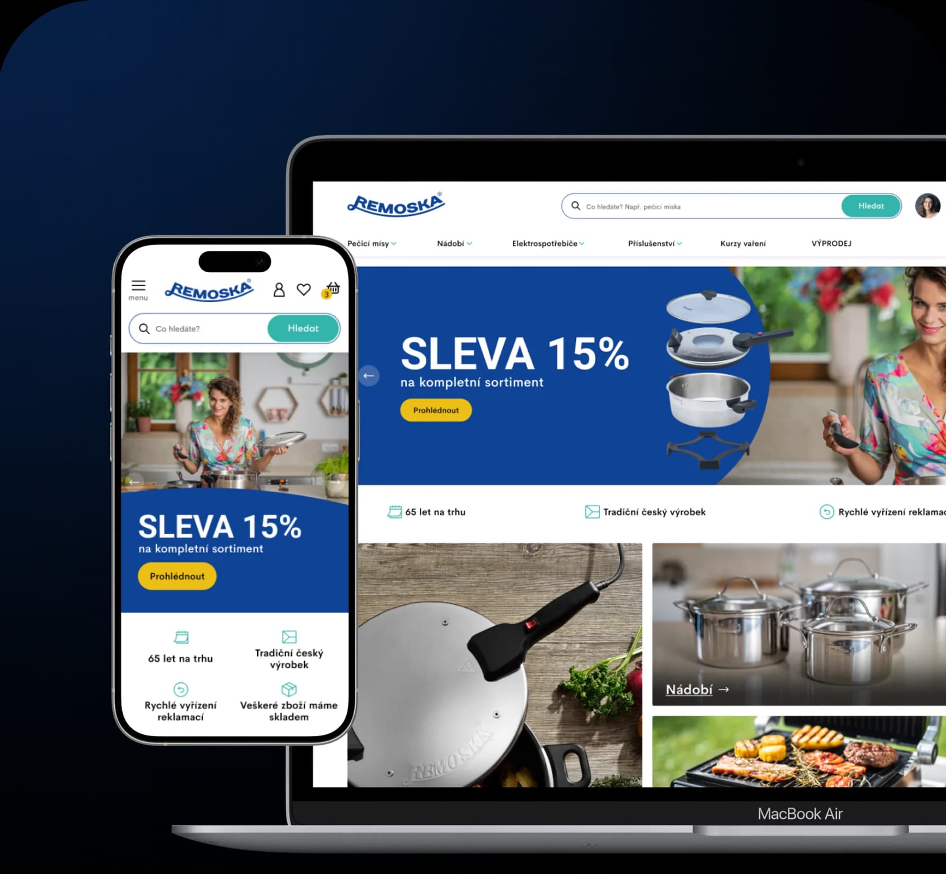 Remoska mockup