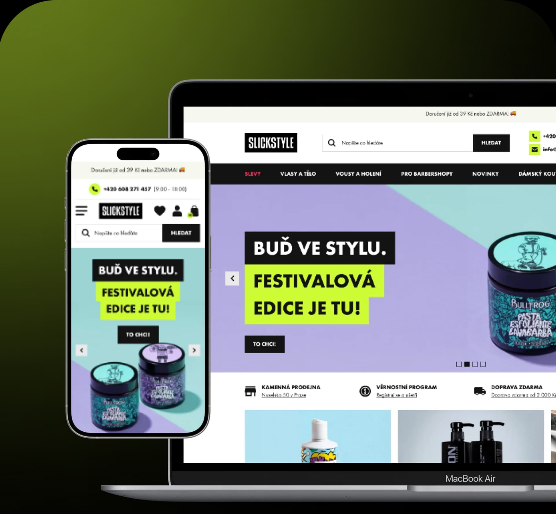 Slickstyle mockup