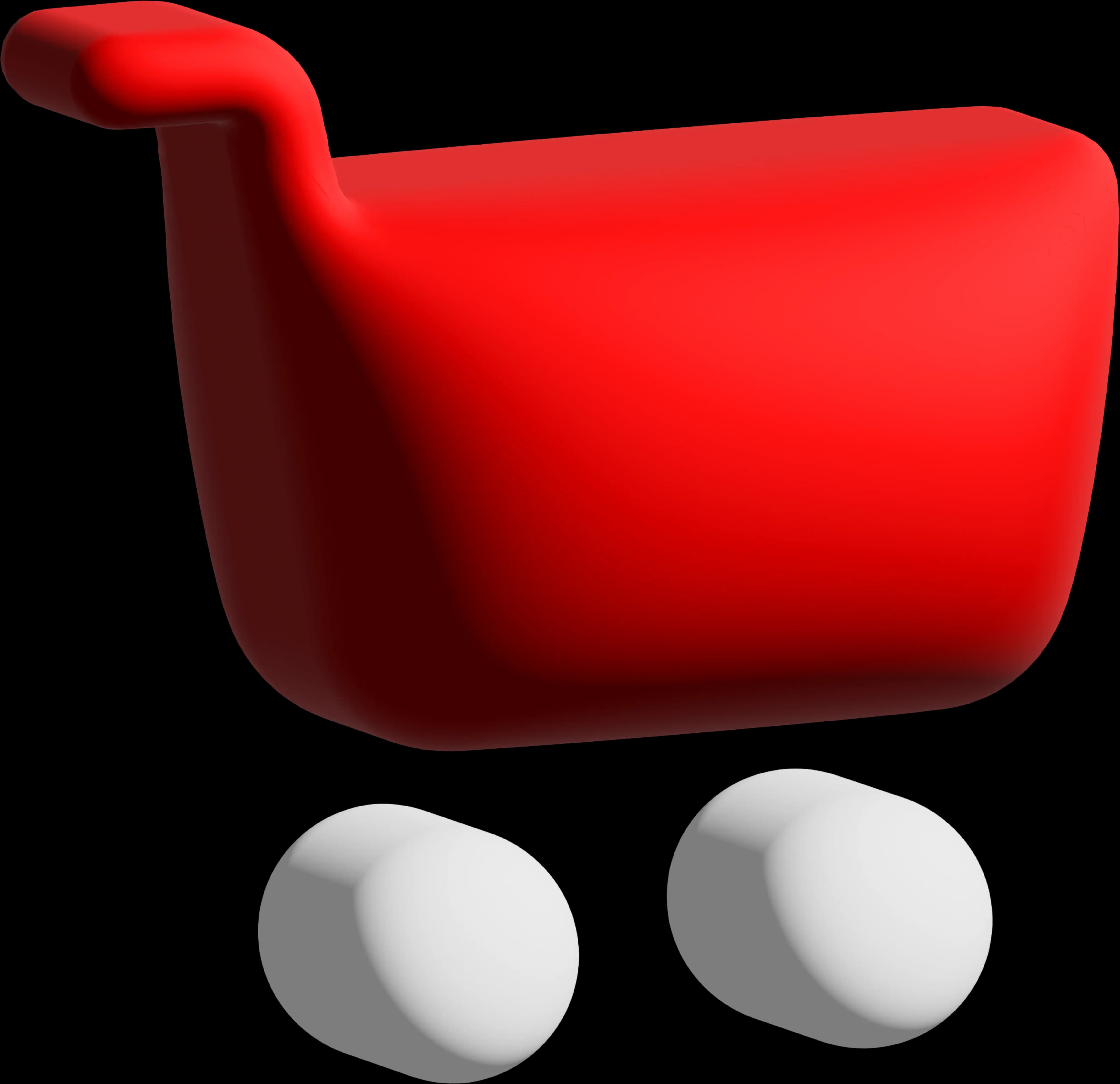 Červený nákupní košík (skladem)