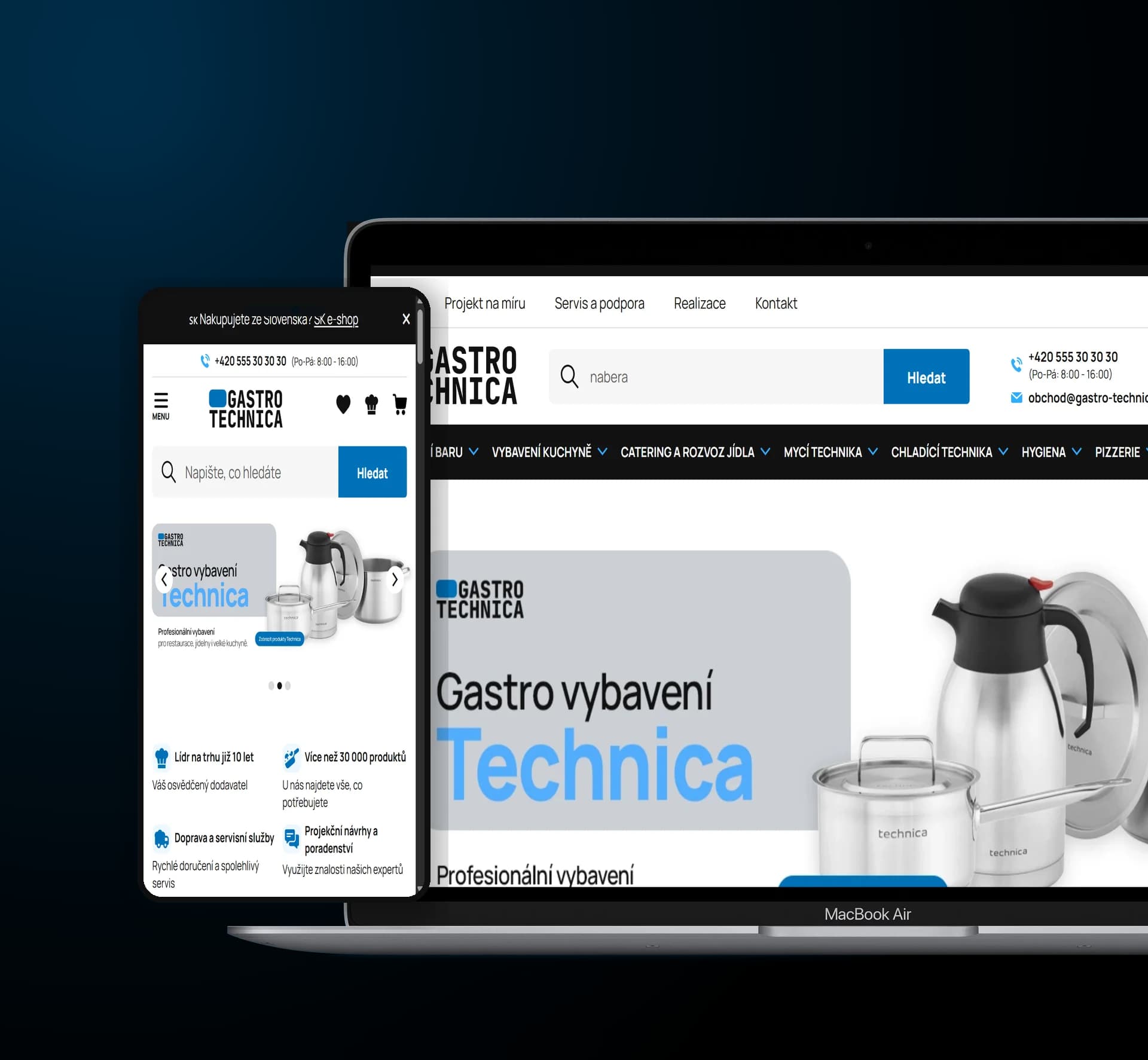 Gastro-technica mockup