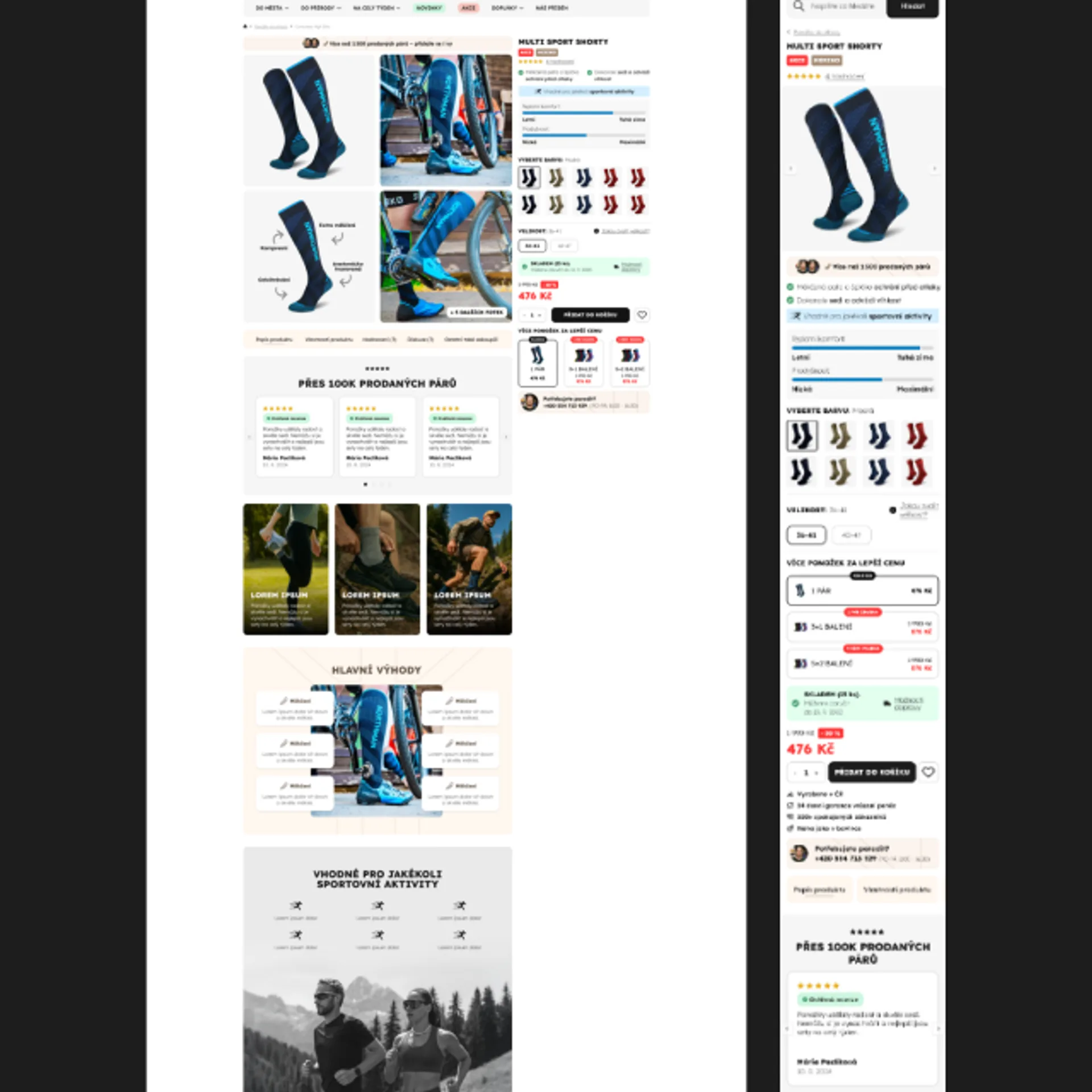 Revoluční produktová stránka